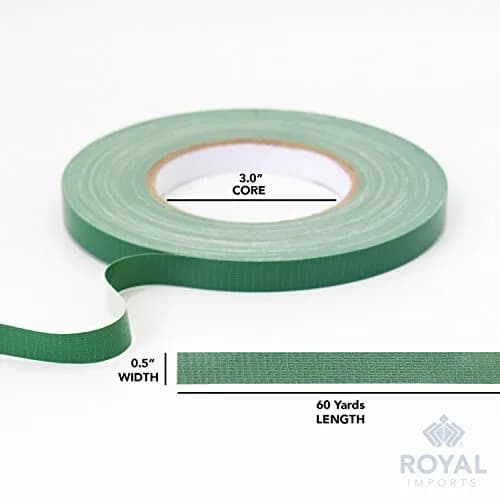 Royal Imports Green Floral Tape Waterproof 0.5" Wide x 60 Yards | Durable Waterproof Floral Tape for Water Arrangements thumbnail 6