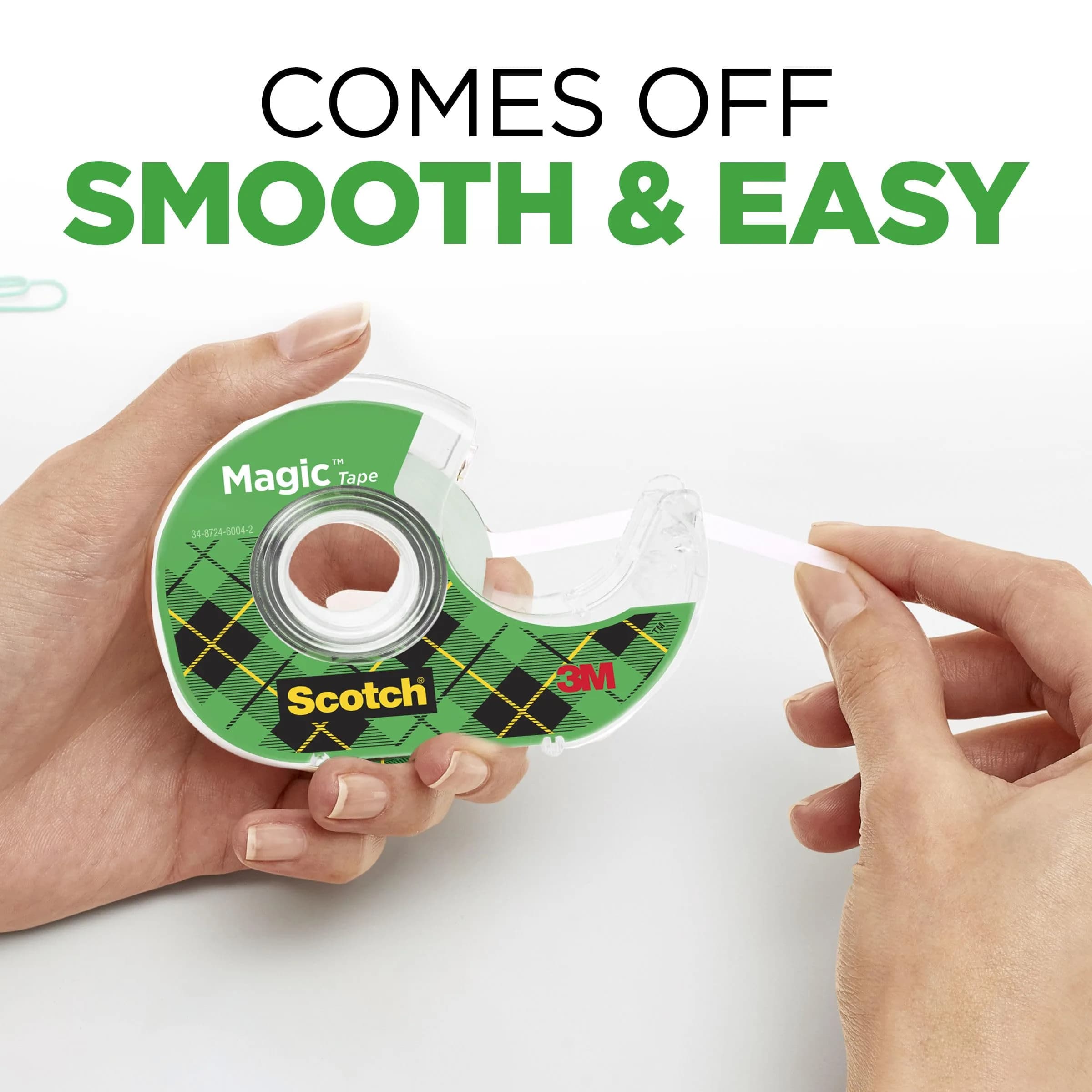 Scotch Magic Tape Value Pack with Dispensers, 12 Rolls (3/4 in x 350 in each) | Invisible Matte Finish Adhesive Tape - view 3