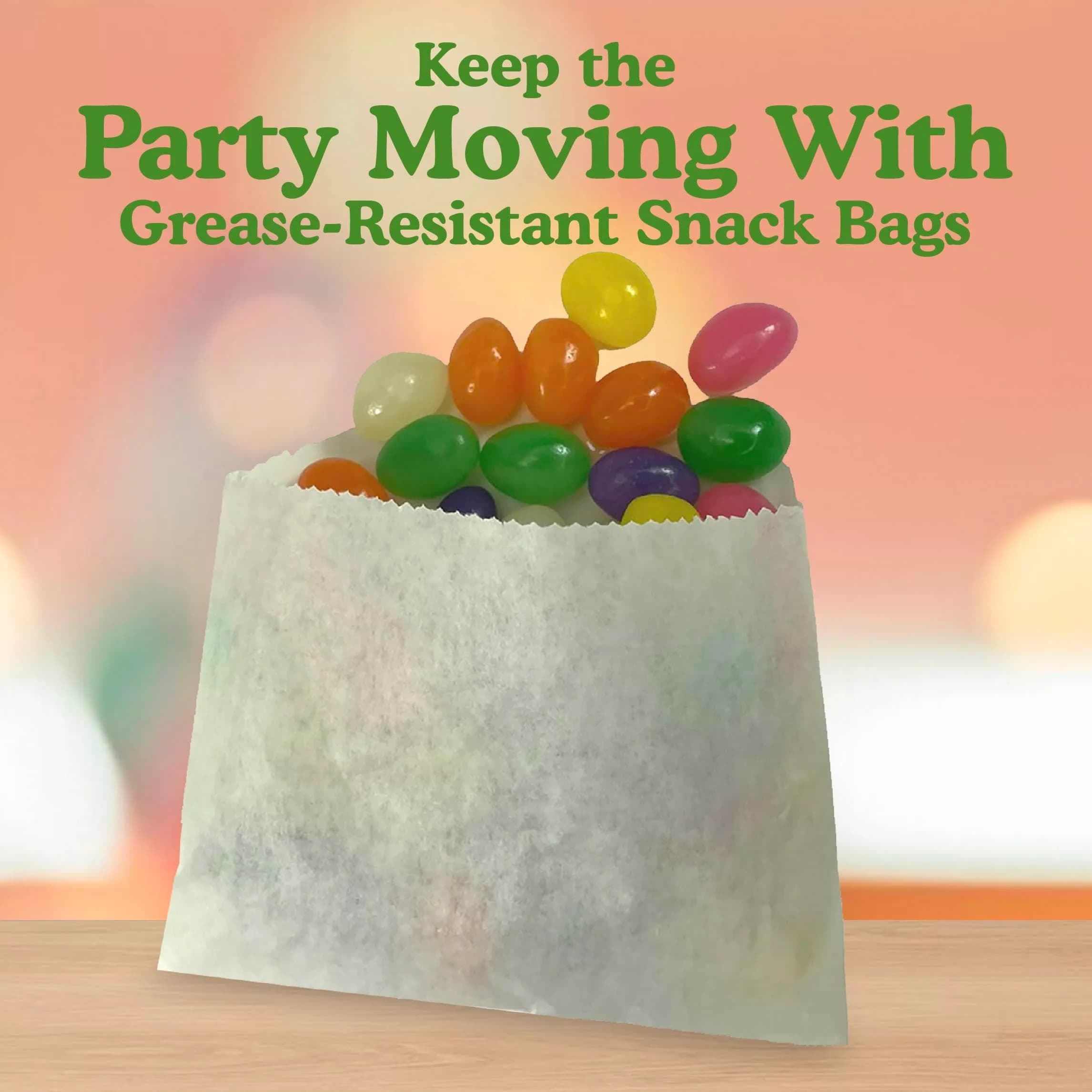 Regency Wraps Grease Resistant French Fry Bags 4.5 x 3.5 Inch Pack of 50 | Keep Hands Clean at Parties - view 5