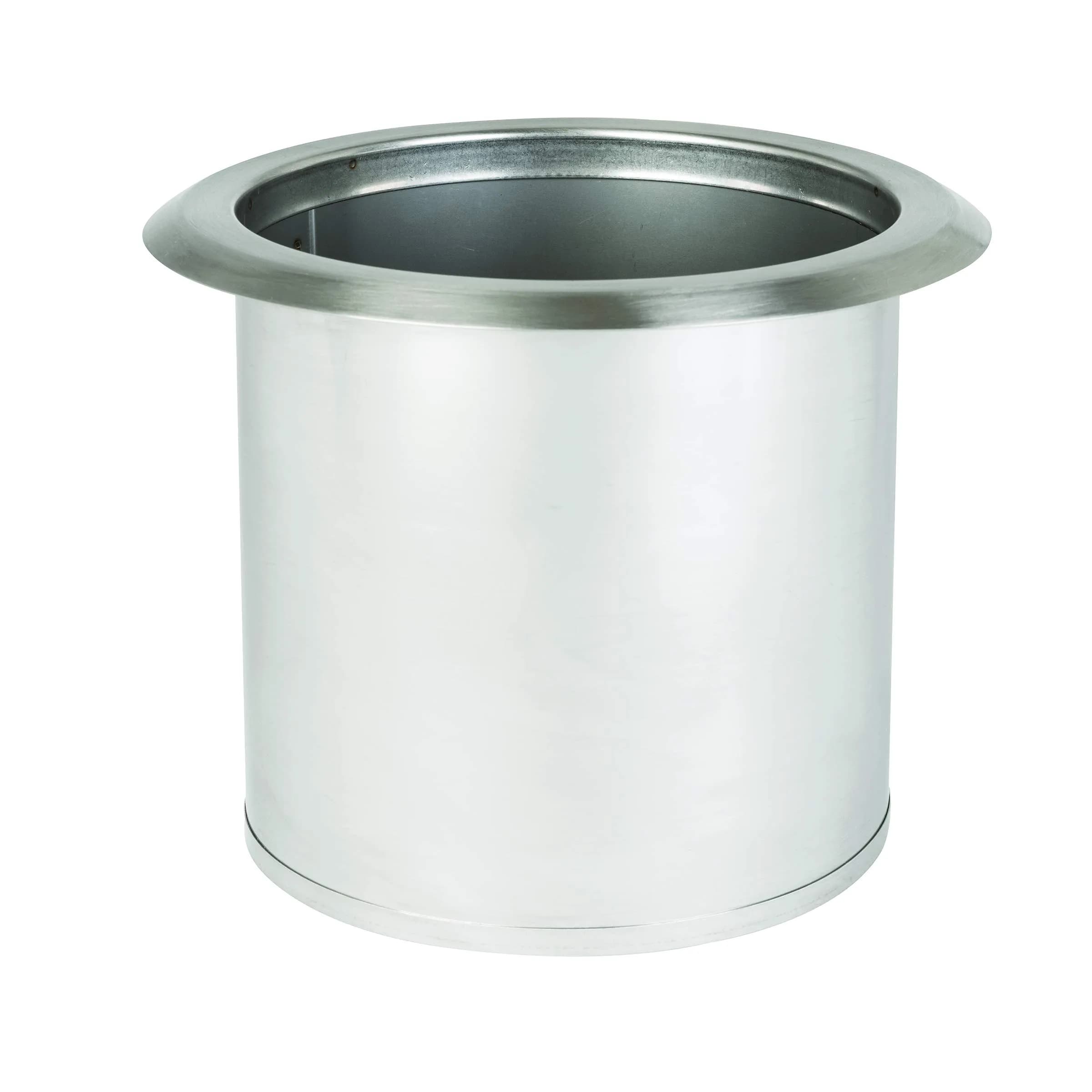 DISPENSE-RITE TCD-2-NB 6.25" Diameter Drop-in Trash Chute, Small, Stainless Steel | Drop-in waste disposal solution