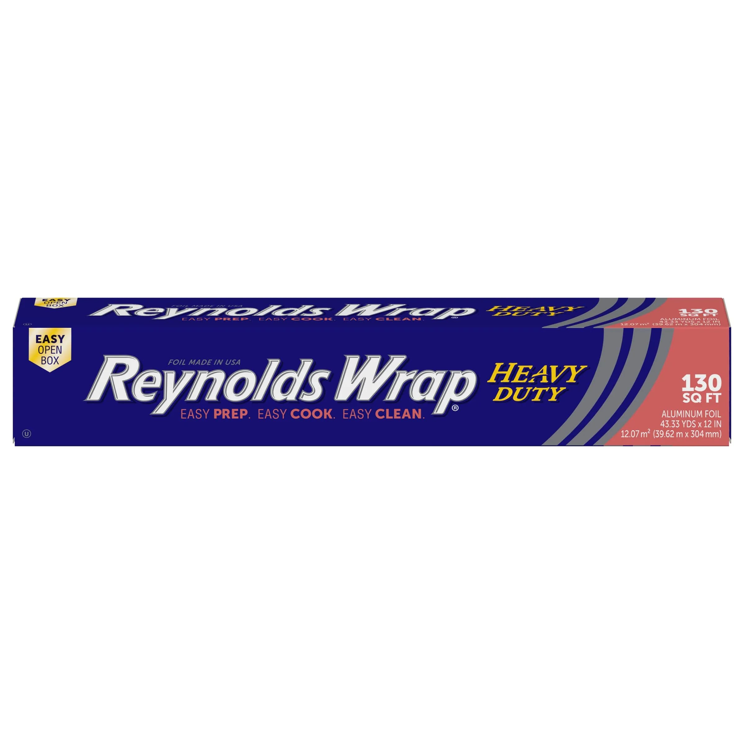 Reynolds Heavy Duty Aluminum Foil Roll, 18 Inch Wide, 37.5 sq ft (1.06 kg) | USA-Sourced for Indian Kitchens — 130 Sq Ft