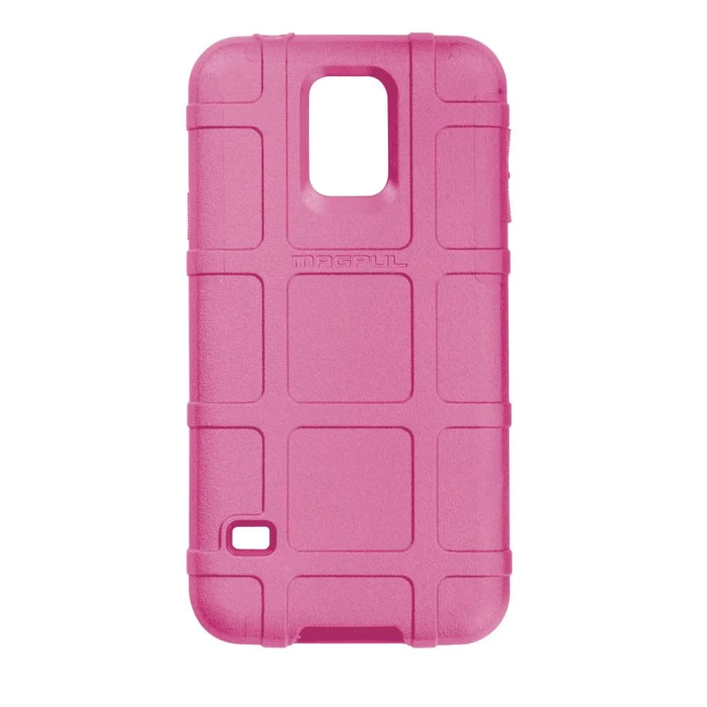 Magpul Galaxy S5 Field Case, Pink | Compact, Semi-Rigid TPU Cover with Grip — Pink