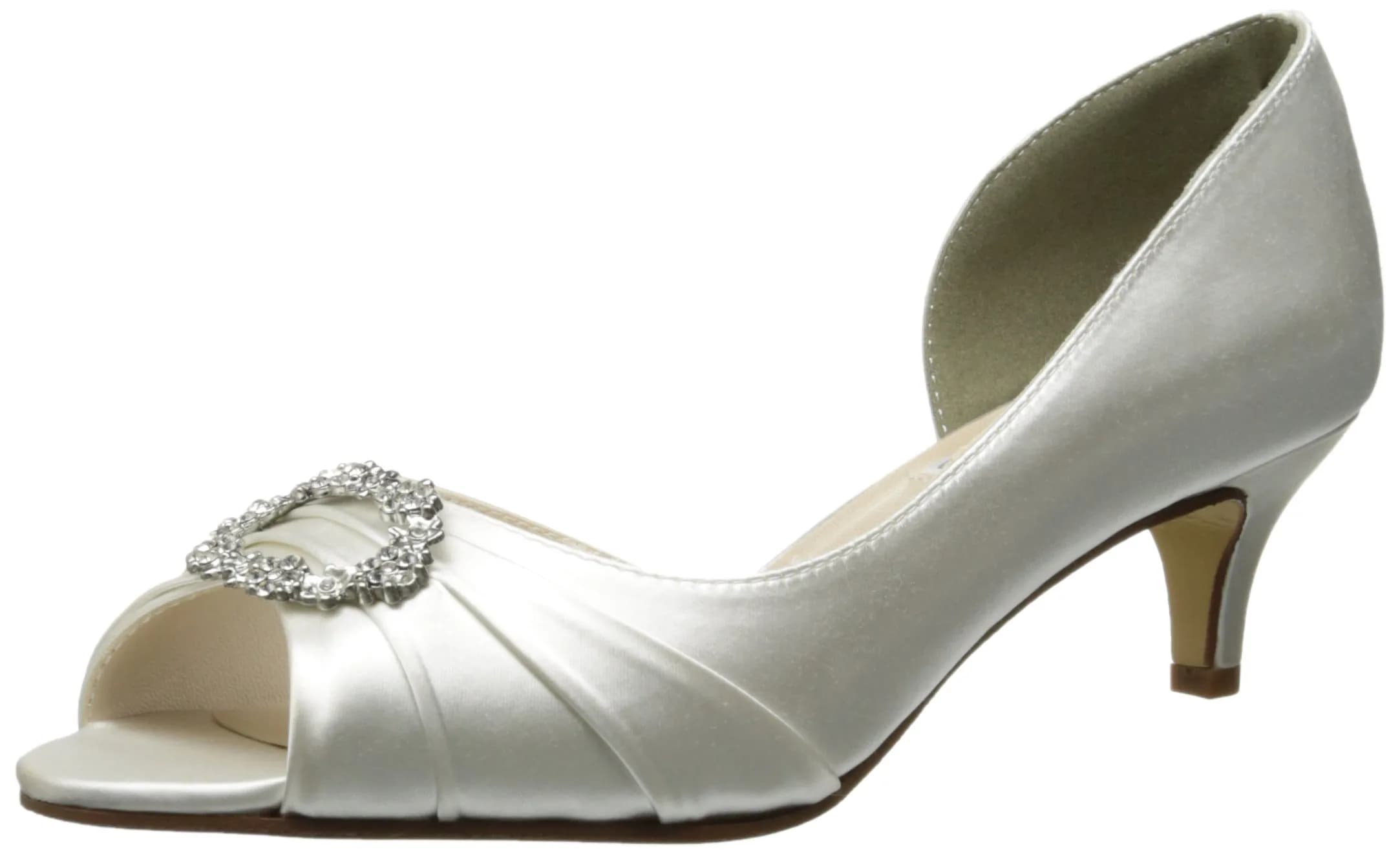 Touch Ups Kennedy D'Orsay Pump White 7.5 M US | Bridal & Prom Footwear — White