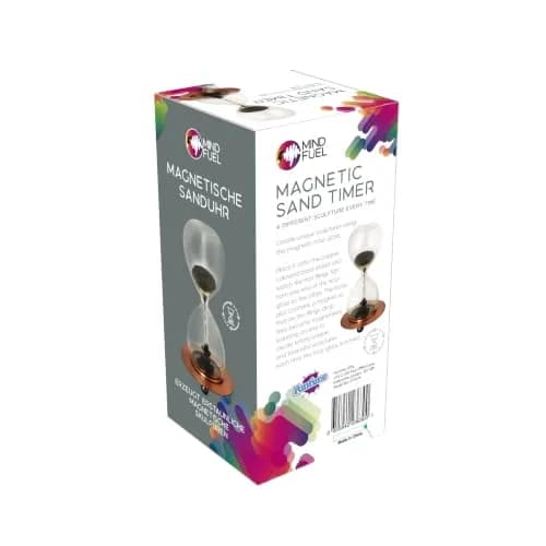 Westminster Magnetic Sand Timer with Copper Base Stand, 14.0 cm (5.5 inches) Tall | Creates Unique Sculptures thumbnail 6
