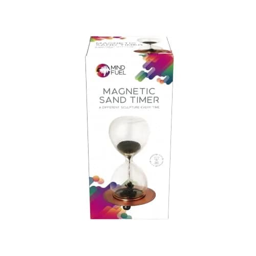 Westminster Magnetic Sand Timer with Copper Base Stand, 14.0 cm (5.5 inches) Tall | Creates Unique Sculptures thumbnail 3