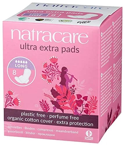 Natracare Ultra Extra Pads with Wings, Long, 8 Count | Dermatologist Tested & Hypoallergenic thumbnail 4