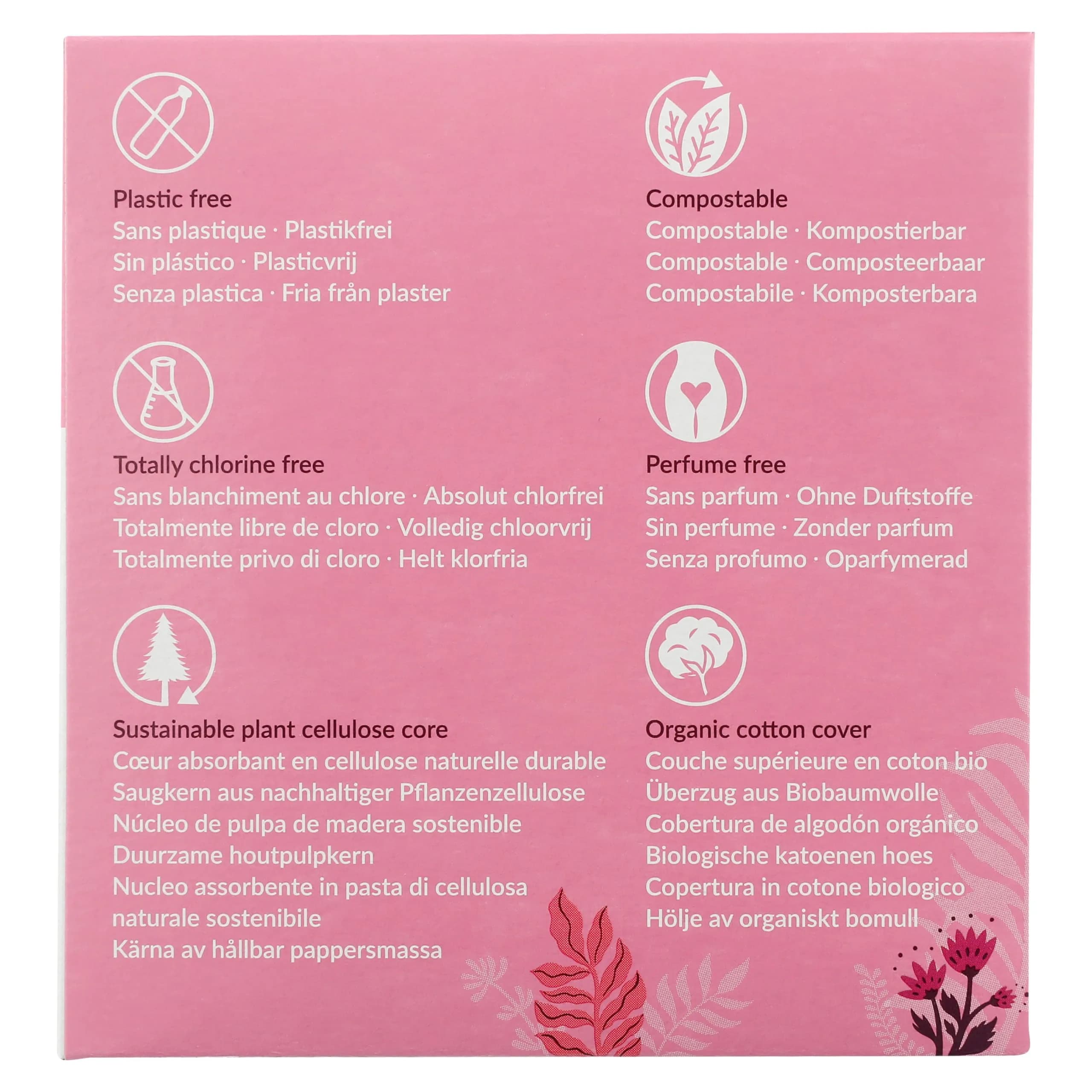 Natracare Ultra Extra Pads with Wings, Long, 8 Count | Dermatologist Tested & Hypoallergenic - view 6