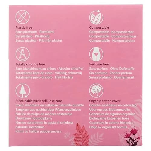 Natracare Ultra Extra Pads with Wings, Long, 8 Count | Dermatologist Tested & Hypoallergenic thumbnail 6