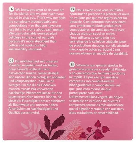 Natracare Ultra Extra Pads with Wings, Long, 8 Count | Dermatologist Tested & Hypoallergenic thumbnail 7