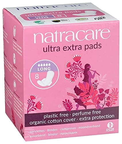 Natracare Ultra Extra Pads with Wings, Long, 8 Count | Dermatologist Tested & Hypoallergenic thumbnail 3