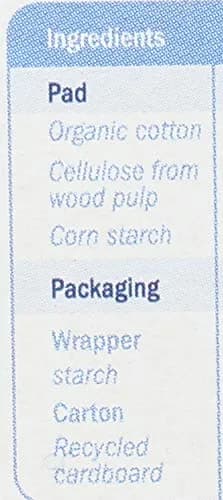 Natracare Ultra Extra Pads with Wings, Super, 10 Count (1 Pack) | Certified Organic Cotton & Ecologically Certified Cellulose Pulp thumbnail 4