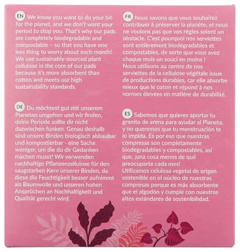 Natracare Ultra Extra Pads with Wings, Super, 10 Count (1 Pack) | Certified Organic Cotton & Ecologically Certified Cellulose Pulp thumbnail 7