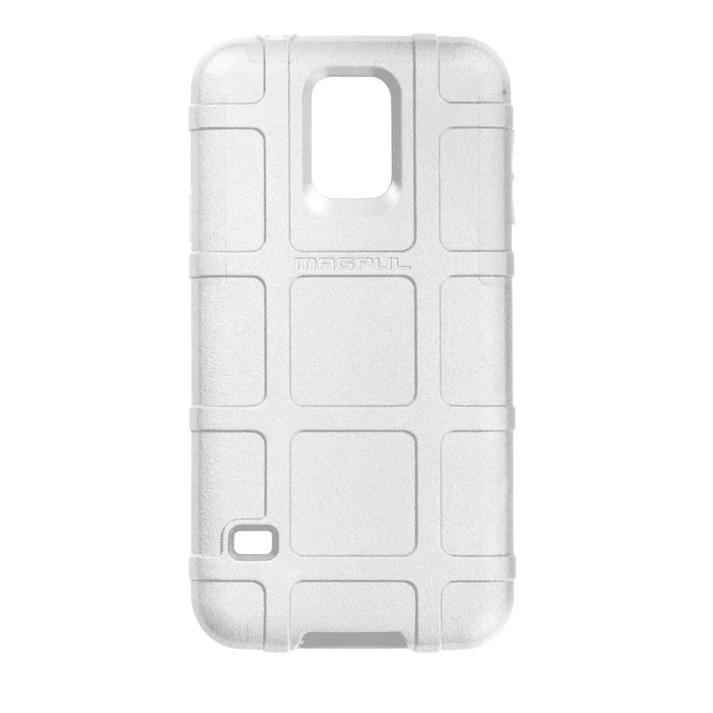 Magpul Galaxy S5 Field Case, White | Compact, Textured Grip & Screen Protection — White