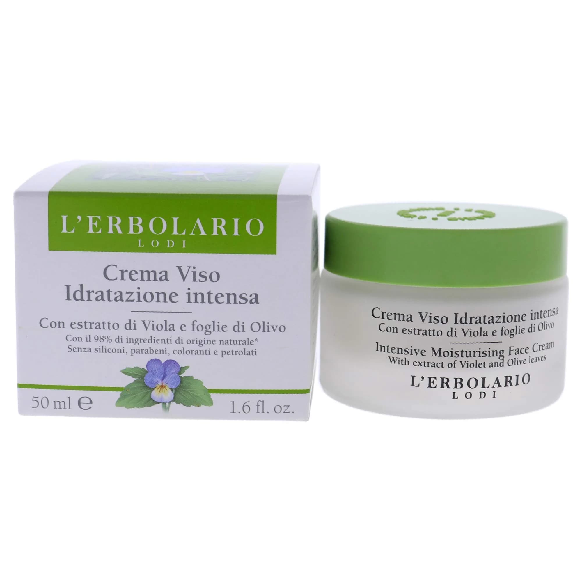 L'Erbolario Intensive Moisturizing Face Cream 1.6 oz | Deep Hydration & Protection for All Skin Types — Cranberry