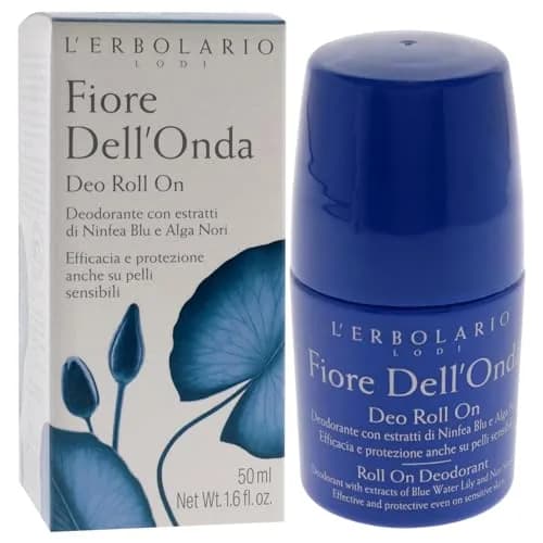 L'Erbolario Fiore Dell'Onda Roll-On Deodorant 1.7 oz | Floral Scent with Natural Ingredients for All Skin Types thumbnail 3