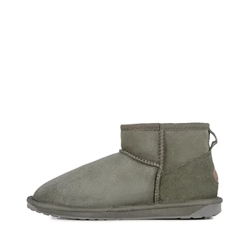 EMU Stinger Micro Womens Boot, Charcoal, US 8 | Water-Resistant Sheepskin Comfort thumbnail 5