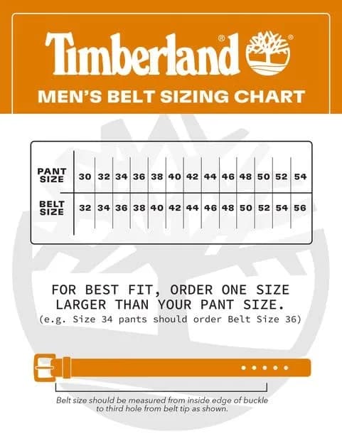 Timberland Men Casual Leather Belt, Black, 38 | Stylish & Durable Leather Belt for Men thumbnail 4