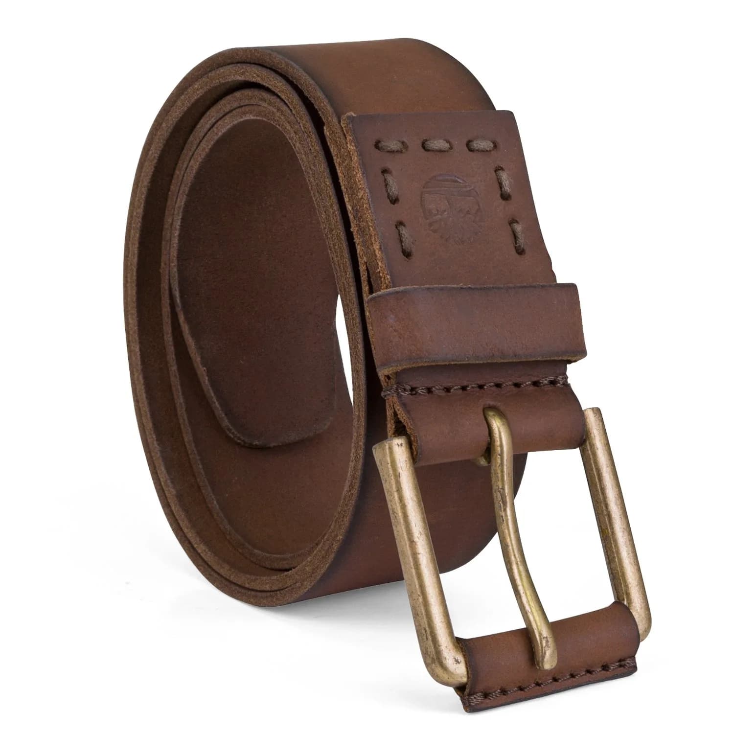 Timberland Men's Genuine Leather Dress Belt | 127 cm (50 Inch) — Brown