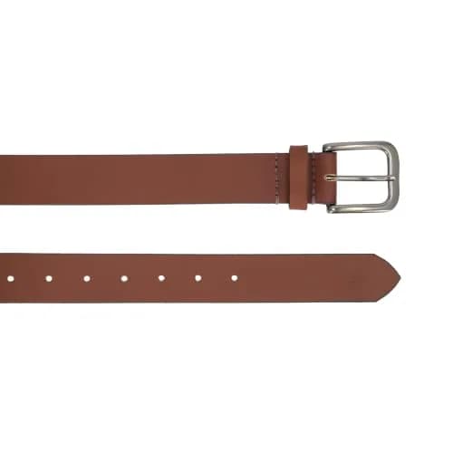 Timberland Men's 35mm Classic Buckle Leather Belt | Genuine Full-Grain Leather, Brown, 32 (82cm) thumbnail 3