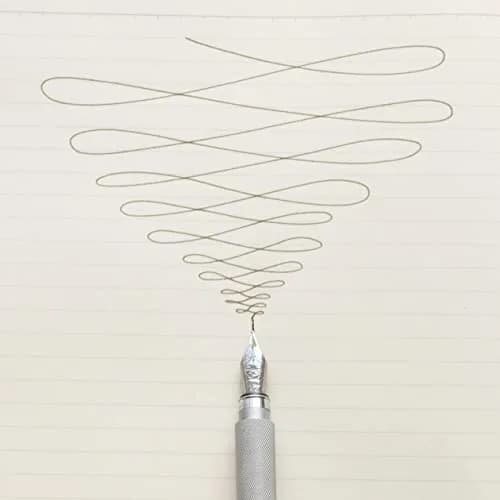 MUJI Aluminum Fountain Pen Black Ink | Smooth Writing Instrument thumbnail 3