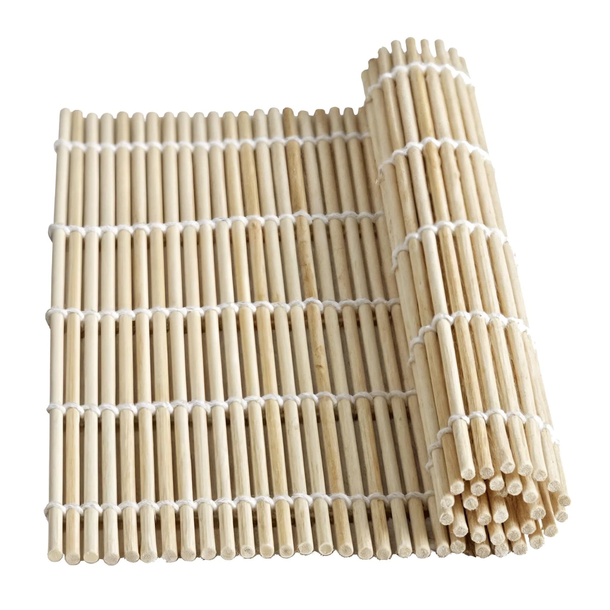 BS Bamboo Sushi Rolling Mat 22.8cm x 23.8cm (9" x 9.375") | Authentic USA Import - main product image