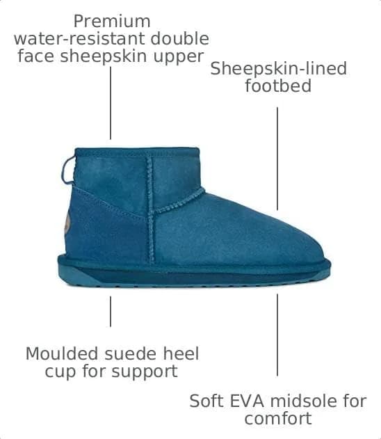EMU Stinger Micro Womens Ankle Boot, Chocolate | Water-Resistant Sheepskin, US 11 thumbnail 4