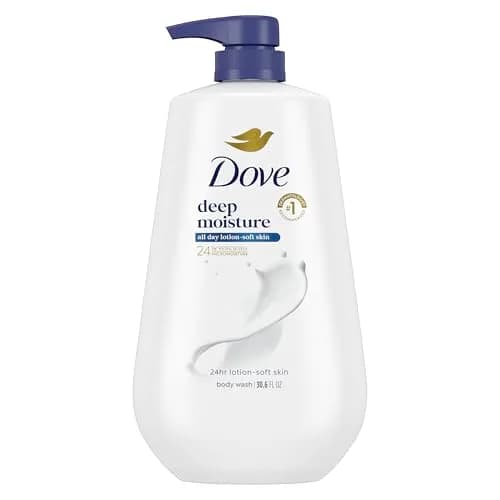 Dove Deep Moisture Body Wash 900ml (30.6 Fl Oz) | 24-Hour Hydration for Dry Skin thumbnail 1