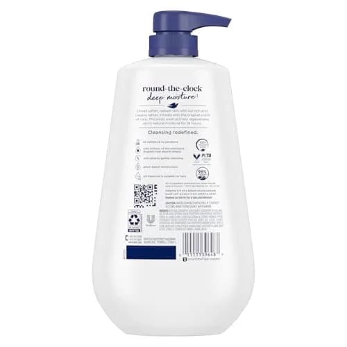 Dove Deep Moisture Body Wash 900ml (30.6 Fl Oz) | 24-Hour Hydration for Dry Skin thumbnail 2
