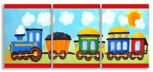 Stupell Industries 3pc Wall Plaque Art Set | Nursery Wall Decor, Made in USA thumbnail 1