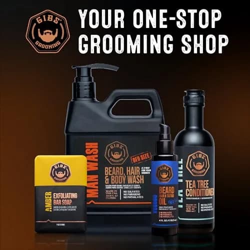 GIBS Grooming Voodoo Prince Beard, Hair & Tattoo Oil 1 fl oz | Softens, Strengthens, Protects Skin thumbnail 6