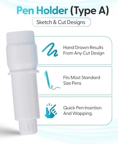 Silhouette America Pen Holder 2 with 3 Threaded Adapters | Compatible with Silhouette Cameo thumbnail 5