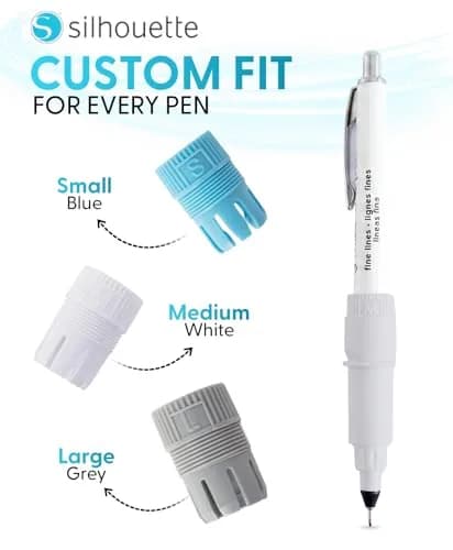 Silhouette America Pen Holder 2 with 3 Threaded Adapters | Compatible with Silhouette Cameo thumbnail 4