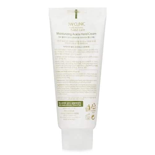 3W Clinic Hand Cream Acacia 100ml (3.38 Fl Oz) | Hydrating & Non-Sticky Formula thumbnail 3
