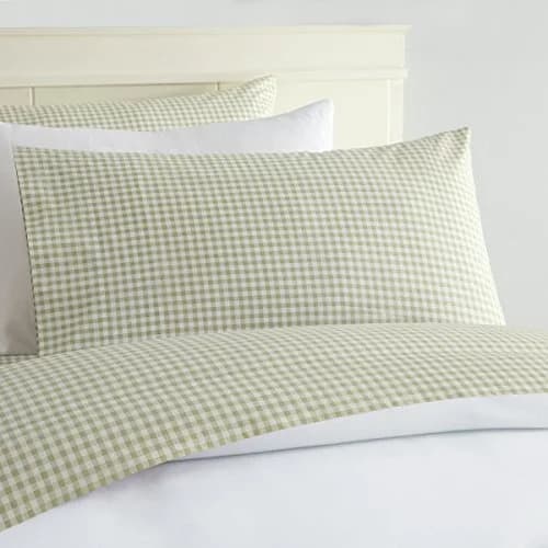 Laurel & Mayfair Gingham Cotton Sheet Set King Size | Cool All Season 250tc thumbnail 1