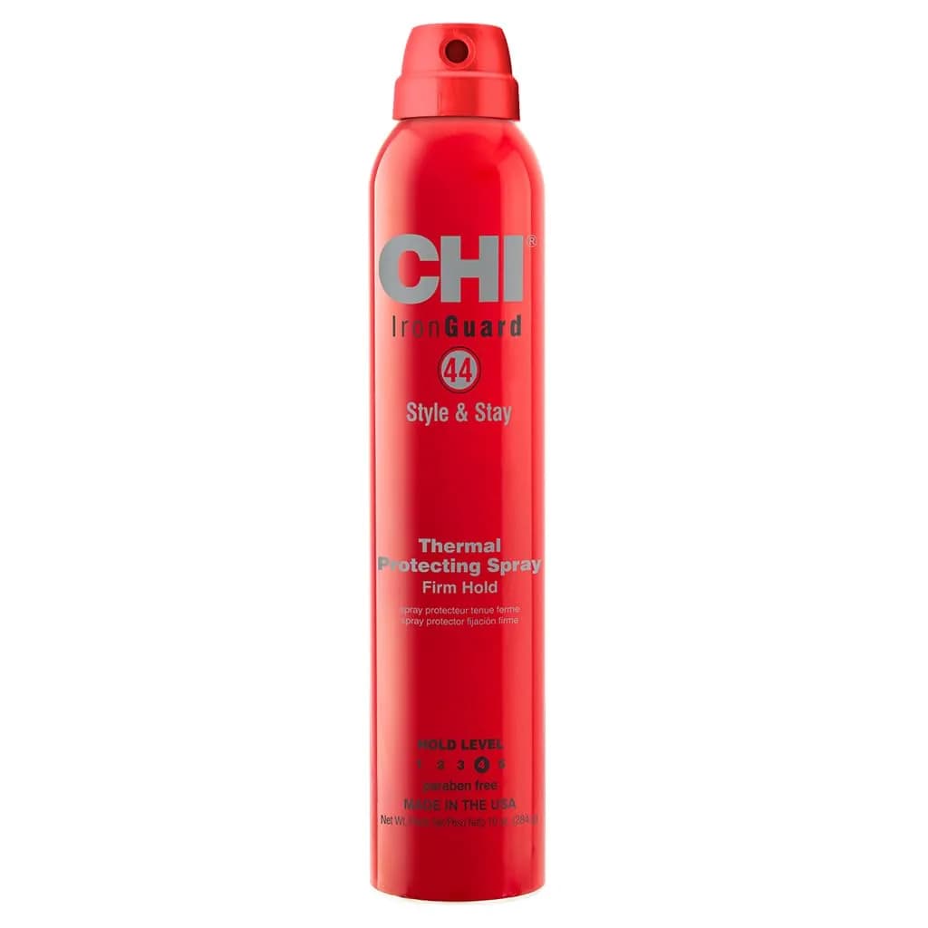 CHI 44 Iron Guard Style & Stay Firm Hold Protecting Spray, 10 Oz | Long-lasting style & thermal protection — 10 Ounce