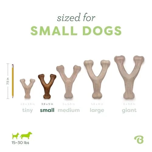 Benebone Wishbone Durable Dog Chew Toy Small Real Bacon Flavor | Tough Nylon for Aggressive Chewers thumbnail 4