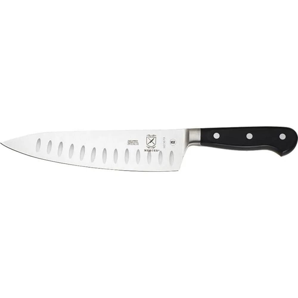 Mercer Culinary Renaissance 8-Inch Granton Edge Slicing Knife | Precision Forged German Steel