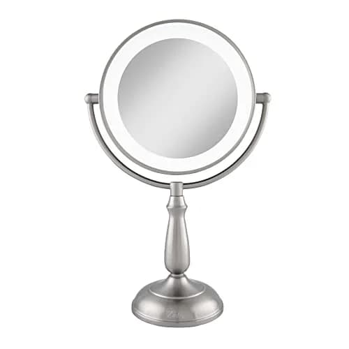 Zadro 11" Makeup Mirror with Lights and Magnification | Dimmable Touch LED Lighted Mirror with 10X Magnification thumbnail 1