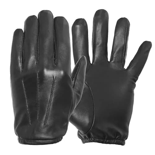 Pratt and Hart Grenadier SmartTek Black Sheepskin Leather Gloves_S | Thermal Sheepskin Gloves for Men thumbnail 1