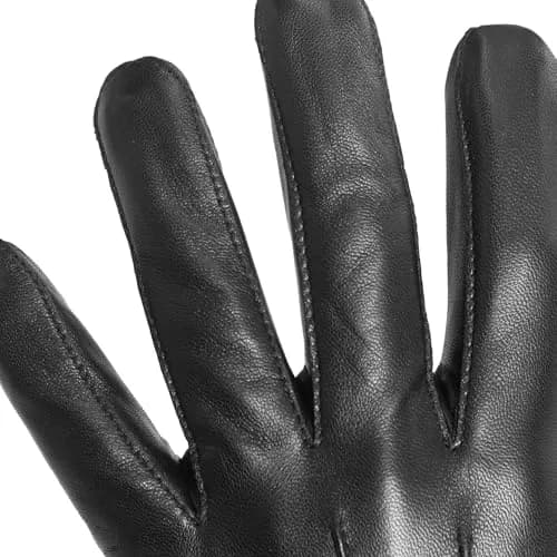 Pratt and Hart Grenadier SmartTek Black Sheepskin Leather Gloves 2XL | Thermal Sheepskin Gloves for Men thumbnail 4