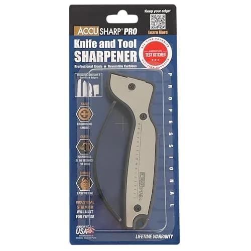 AccuSharp Knife Sharpener, Tungsten Carbide, 22cm (8.6") | Restores & Hones Straight & Serrated Knives thumbnail 2