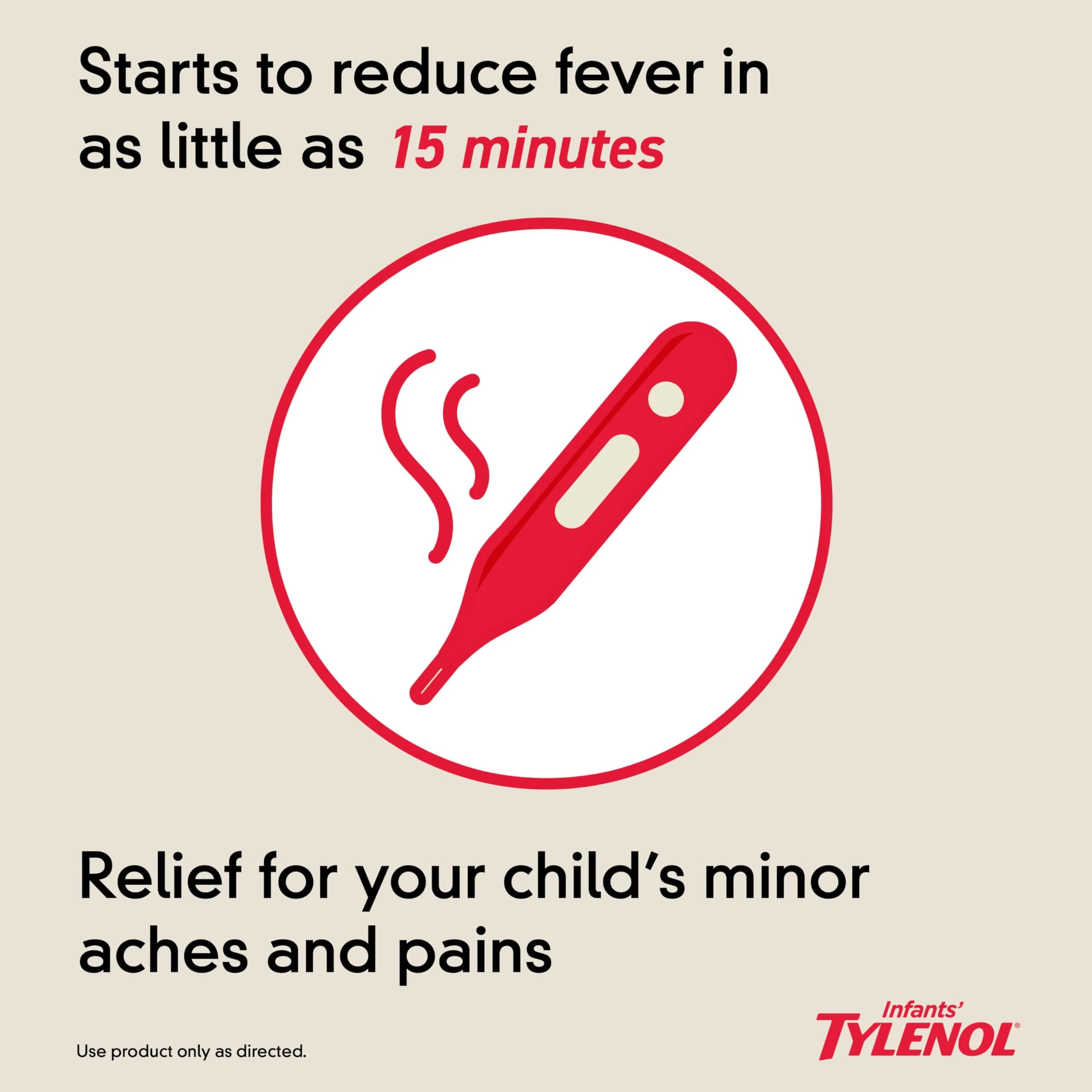 Tylenol Infants' Oral Suspension, Acetaminophen, Grape, 60ml (2 fl. oz) | #1 Pediatrician-Recommended Pain & Fever Relief - view 4