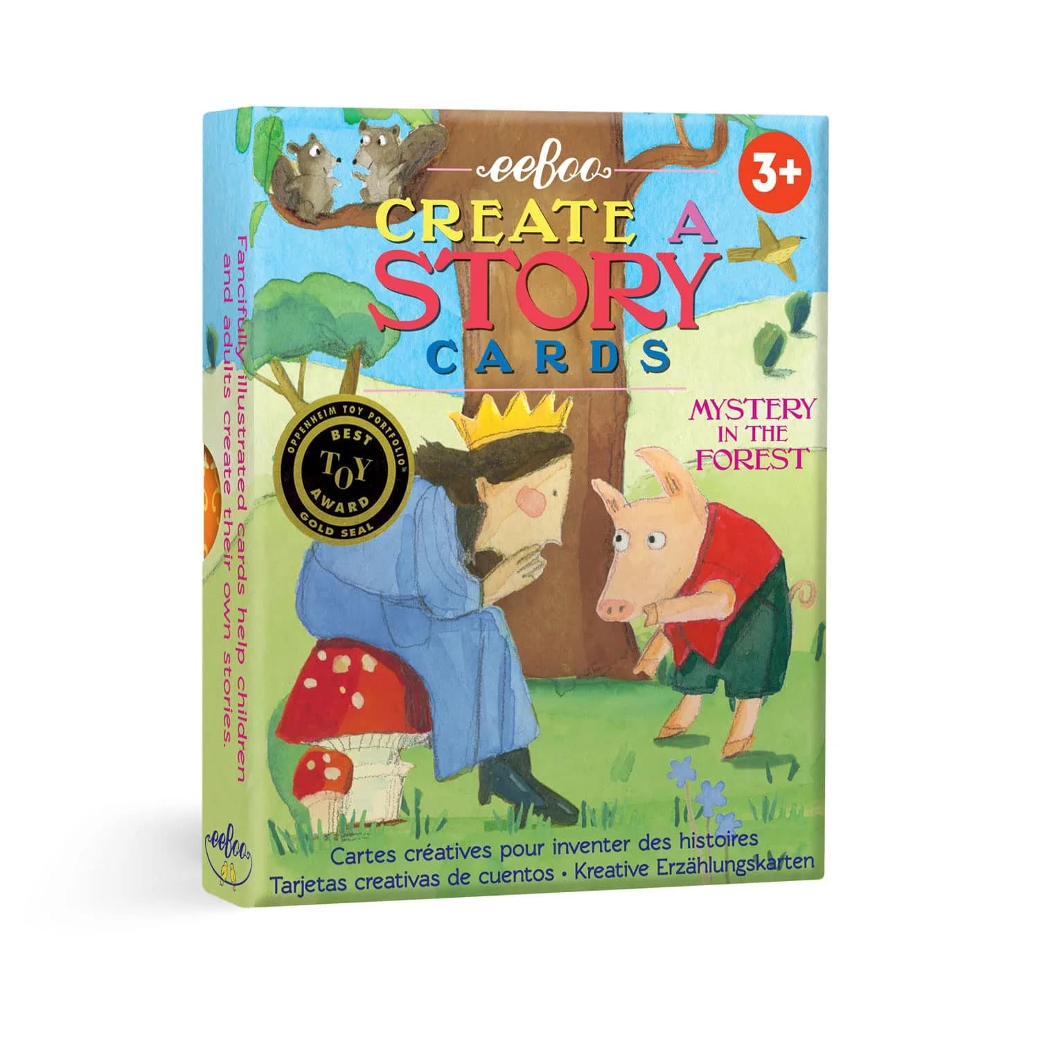 eeBoo Mystery in The Forest Create a Story Pre-Literacy Cards 36 Cards | Develops Imagination & Storytelling Skills - main product image