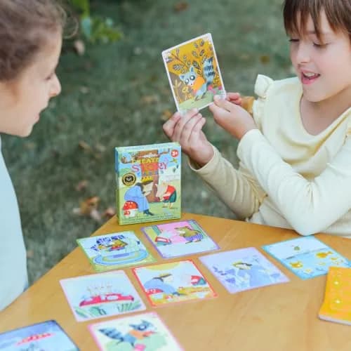 eeBoo Mystery in The Forest Create a Story Pre-Literacy Cards 36 Cards | Develops Imagination & Storytelling Skills thumbnail 4