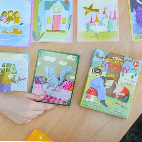 eeBoo Mystery in The Forest Create a Story Pre-Literacy Cards 36 Cards | Develops Imagination & Storytelling Skills thumbnail 5