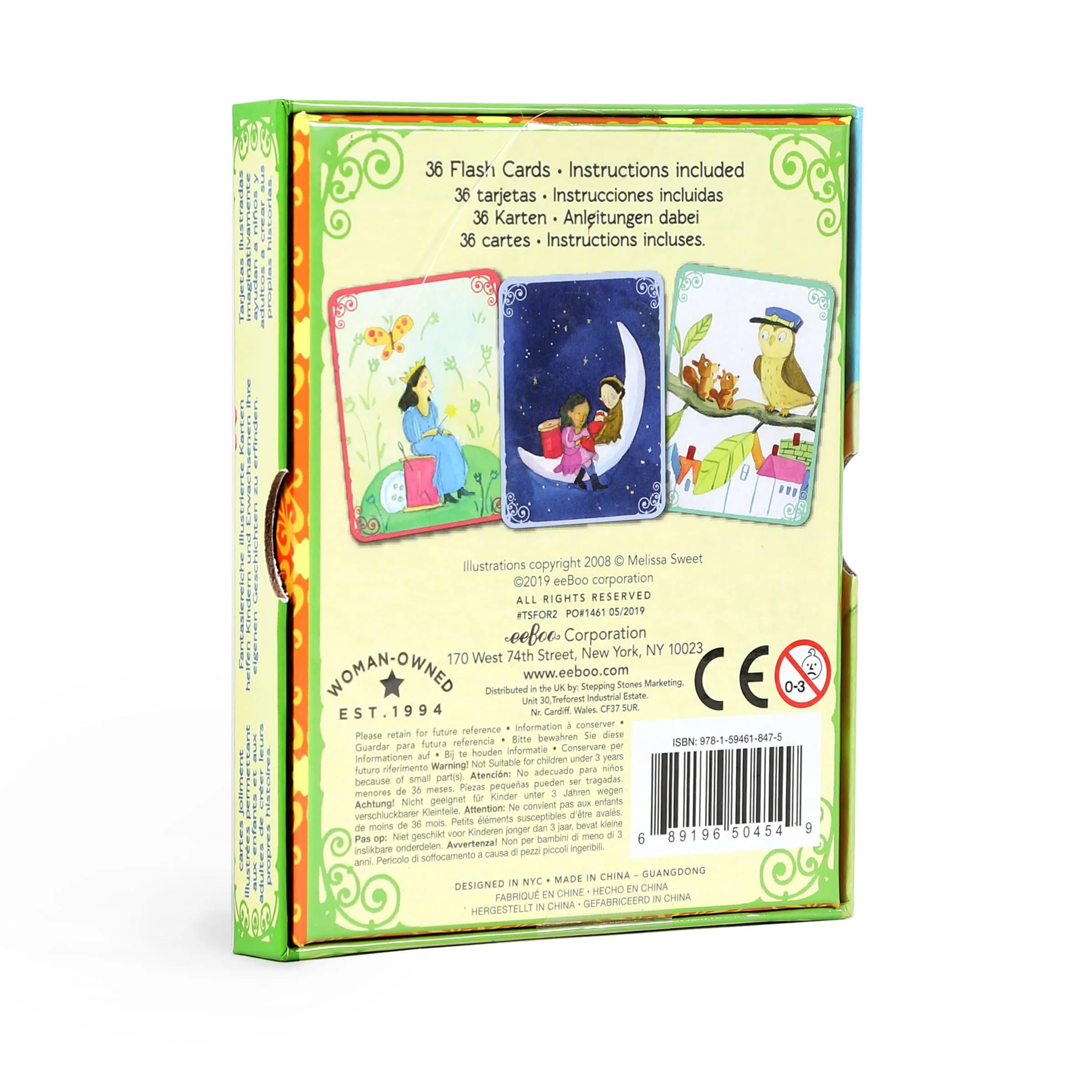 eeBoo Mystery in The Forest Create a Story Pre-Literacy Cards 36 Cards | Develops Imagination & Storytelling Skills - view 2