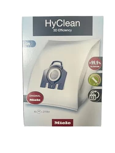 Miele Original AirClean 3D Efficiency GN Vacuum Cleaner Bags | Filters Over 99.9% Dust, Longer Service Life thumbnail 3