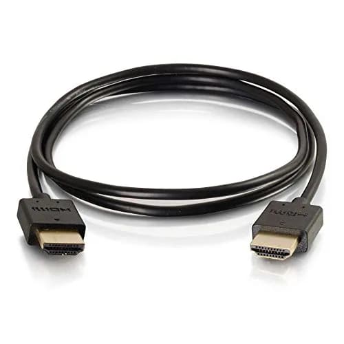 C2G HDMI Cable 1ft 4K High Speed 60Hz | Supports 4K UHD, Ethernet, Ultra-Flexible, Low Profile Connectors thumbnail 2