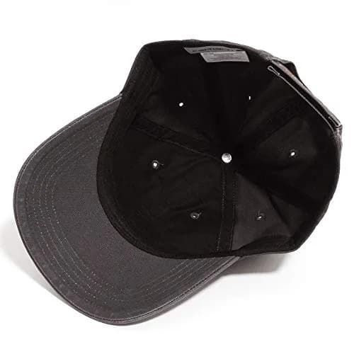 Carhartt Men's Canvas Cap, Black, One Size | Washed Canvas Baseball Cap with Adjustable Fit thumbnail 5