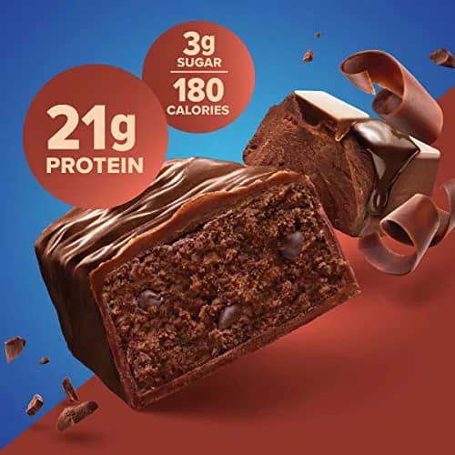 Pure Protein Chocolate Deluxe Protein Bars 21g Protein 12 Count | Gluten Free Snack for Fitness Goals thumbnail 4